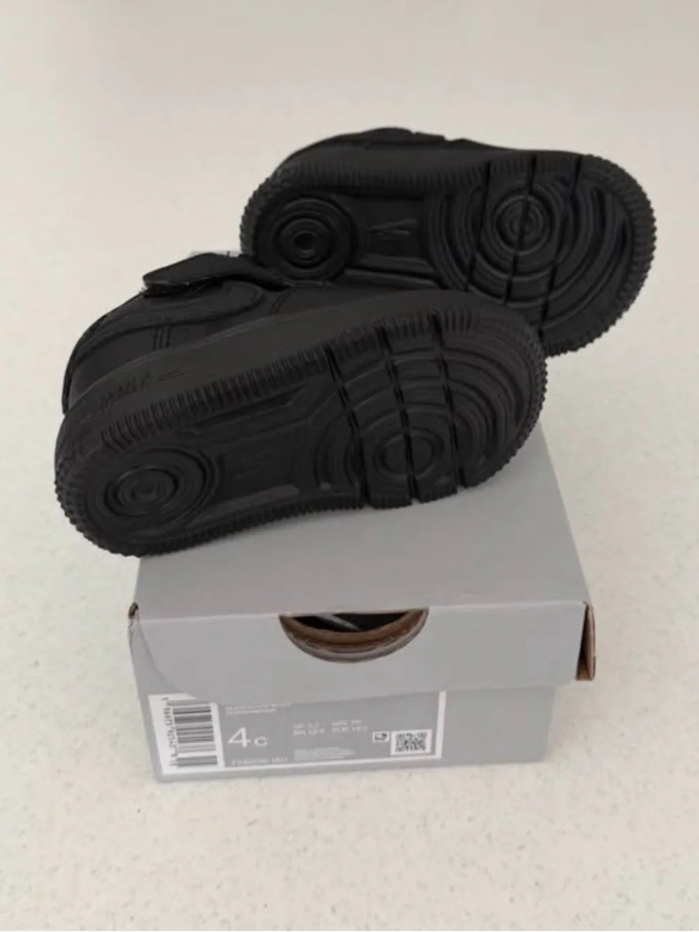 Nike Force 1 Low EasyOn Toddler Black Low-Top Sneakers